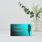Carte De Visite Boutique Lingerie (Debout devant)