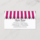 Carte De Visite Boutique lunatique de boulangerie (Dos)