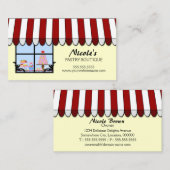 Carte De Visite Boutique lunatique/magasin de boulangerie (Devant / Derrière)