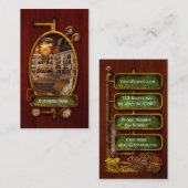 Carte De Visite Boutique - Magasin Vintage (Devant / Derrière)