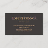 Carte De Visite Boutique Master Tailor Classic & Retro Suits (Dos)