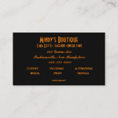 Carte De Visite Boutique Mindy (Dos)