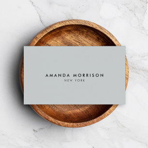 Carte De Visite Boutique minimaliste de luxe Gris