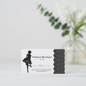 Carte De Visite Boutique mode (Debout devant)