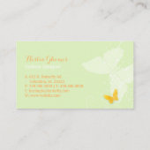 Carte De Visite Boutique mode papillon Heaven (Dos)