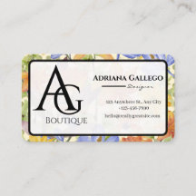 Carte de visite Boutique (modifiable)