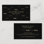 Carte De Visite Boutique optique spécialisée lunettes de soleil do (Devant / Derrière)