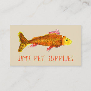 Carte De Visite Boutique pour animaux de compagnie, fournitures de