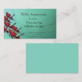 Carte De Visite Boutique pour animaux de compagnie Koi/Aquarim ou (Devant / Derrière)