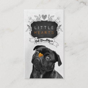 Carte De Visite Boutique pour animaux de compagnie / Services de s