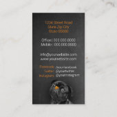 Carte De Visite Boutique pour animaux de compagnie / Services de s (Dos)