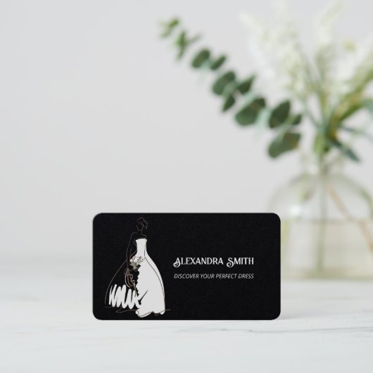 Carte De Visite Boutique primitive Premium (Debout devant)