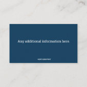 Carte De Visite Boutique Pro Bowling Editable (Dos)