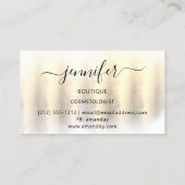 Carte De Visite Boutique Professionnelle Boutique Artistique 3D Go (Dos)