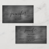 Carte De Visite Boutique Professionnelle Boutique Gris Gris Grange (Devant / Derrière)