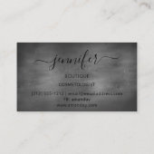 Carte De Visite Boutique Professionnelle Boutique Gris Gris Grange (Dos)