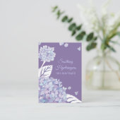 Carte De Visite Boutique Spa Hydrangeas (Debout devant)