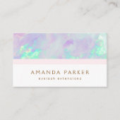 Carte De Visite Boutique spa opale à la mode (Devant)