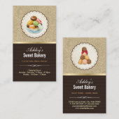 Carte De Visite Boutique Sweet Bakery - Macarons parisiens françai (Devant / Derrière)