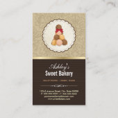 Carte De Visite Boutique Sweet Bakery - Macarons parisiens françai (Dos)