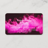 Carte De Visite Boutique Vape Tabac Cigarette (Dos)
