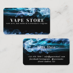 Carte De Visite Boutique Vape Tabac Cigarette