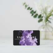 Carte De Visite Boutique Vape Tabac Cigarette (Debout devant)