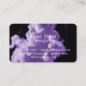 Carte De Visite Boutique Vape Tabac Cigarette (Dos)