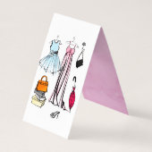 Carte De Visite Boutique Vêtements (Dos)