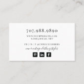 Carte De Visite Boutique Vêtements en ligne (Dos)