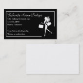 Carte De Visite Boutique Vêtements tendance (Devant / Derrière)