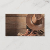 Carte De Visite Boutique Western Cowboy Horses (Dos)