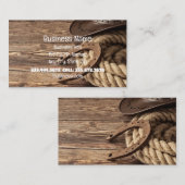 Carte De Visite Boutique Western Cowboy Horses (Devant / Derrière)