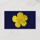 Carte De Visite Bouton - Bleu de marine (Dos)