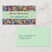 Carte De Visite boutons (Devant / Derrière)