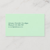 Carte De Visite boutons (Dos)