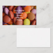 Carte De Visite Boutons de bonbons (Devant / Derrière)