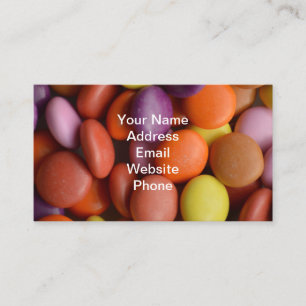 Carte De Visite Boutons de bonbons
