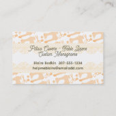 Carte De Visite Boutons de ciseaux de machine à coudre pour coudre (Dos)