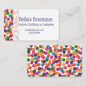 Carte De Visite Boutons de couleur de base (Devant / Derrière)