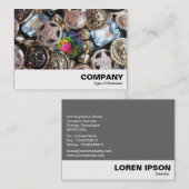 Carte De Visite Boutons de sélection (Devant / Derrière)