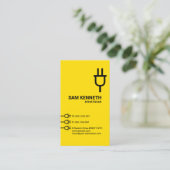 Carte De Visite Boutons d'extension du module d'alimentation jaune (Debout devant)