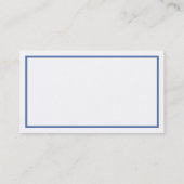 Carte De Visite Boutons et dentelle à coudre (Dos)