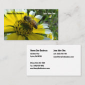 Carte De Visite Bouts rangés et abeille (Devant / Derrière)