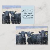 Carte De Visite Bovine Bystanders (Devant / Derrière)