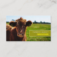 Bovins, fermiers et bouchers Brown