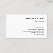 Carte De Visite Bow de Noël Festif Rouge et Or (Dos)