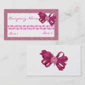 Carte De Visite Bow-tique (Devant / Derrière)