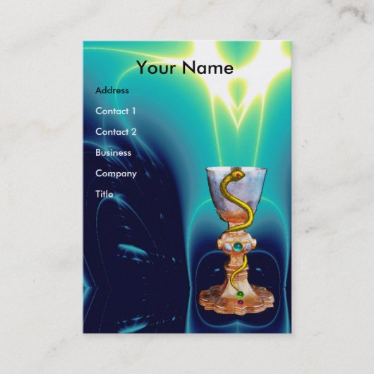 Carte De Visite BOWL OF HYGEIA - Médecine, Pharmacie (Devant)