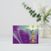 Carte De Visite BOWL OF HYGEIA - Médecine, Pharmacie (Debout devant)